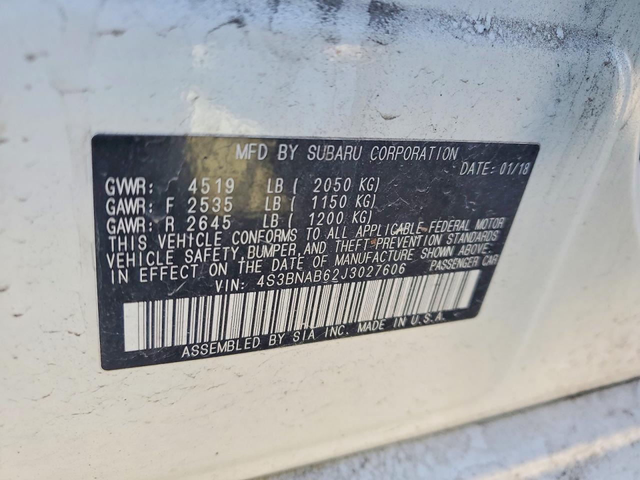 Subaru Legacy 2.5i