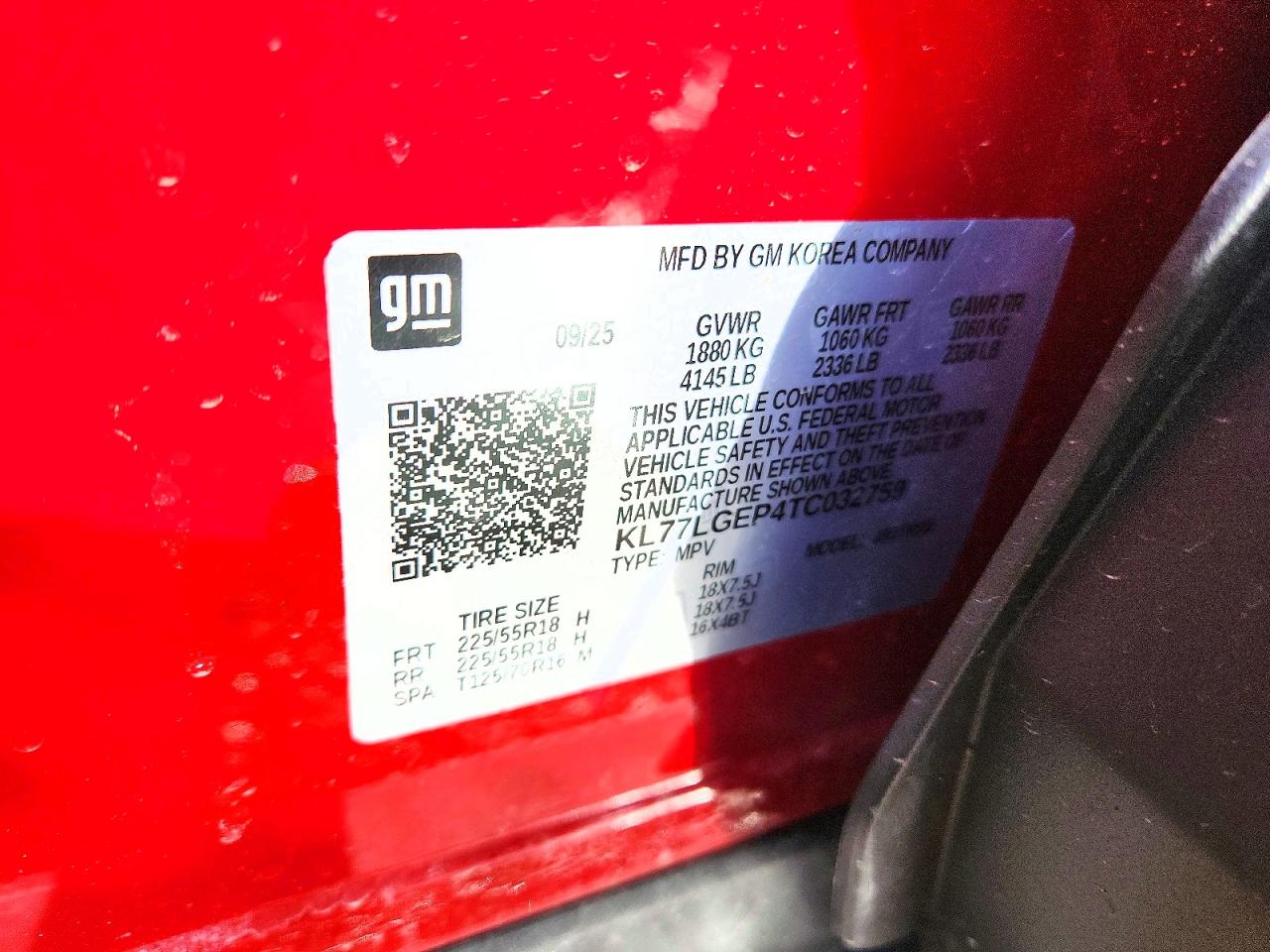 Chevrolet Trax 1rs