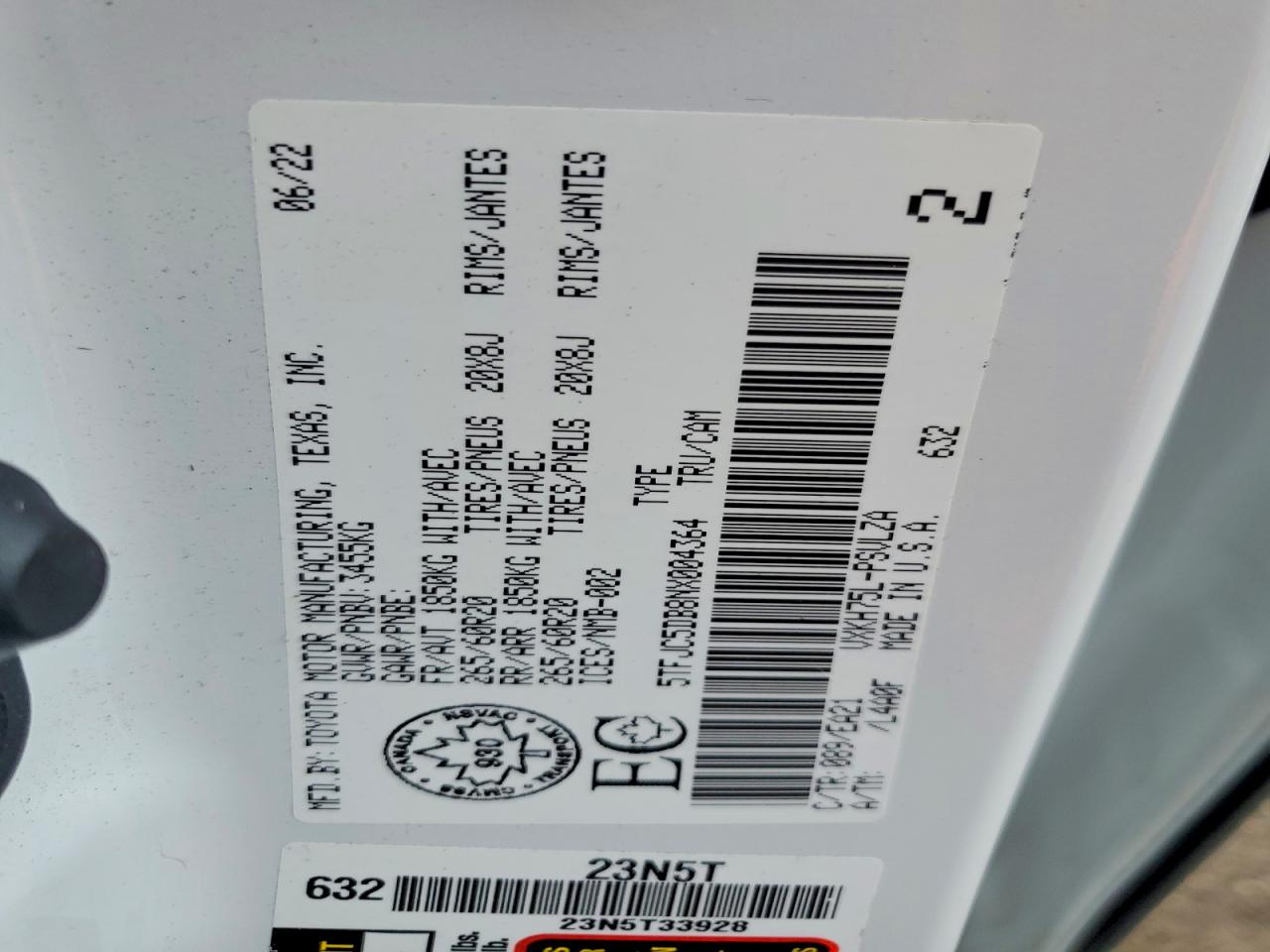 Toyota Tundra Limited Hv