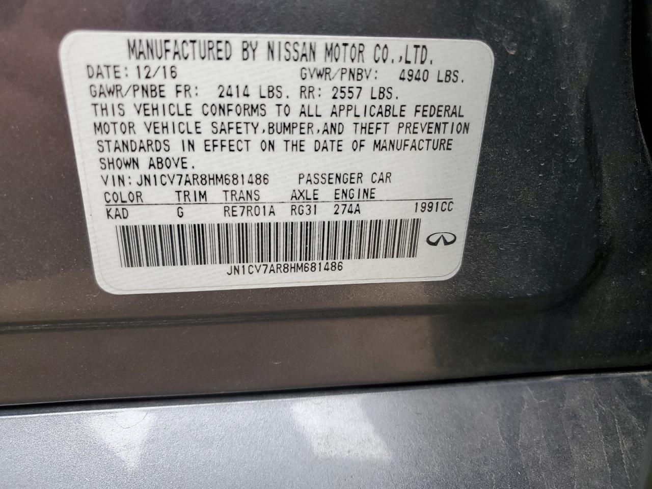 INFINITI Q50