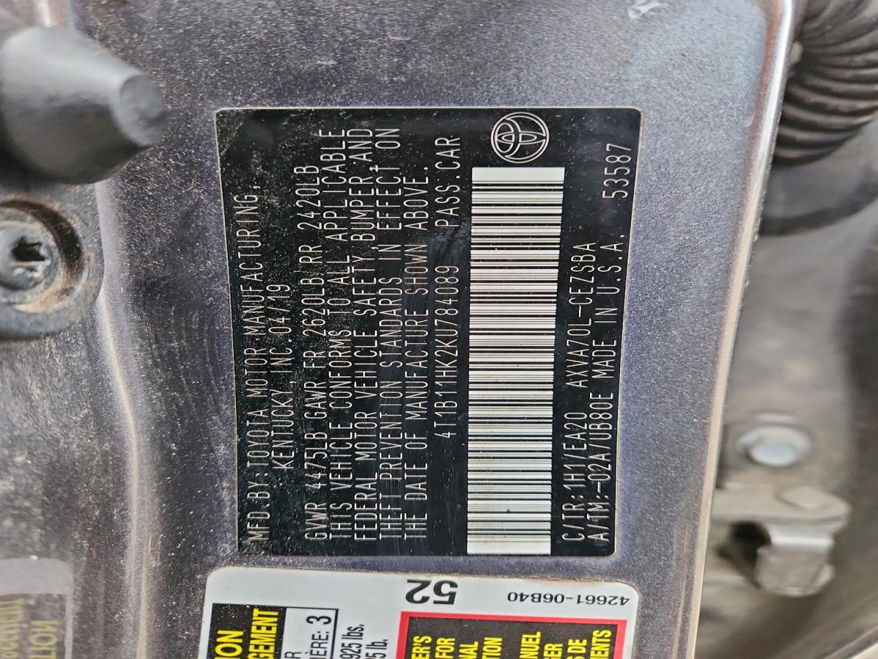 Toyota Camry L