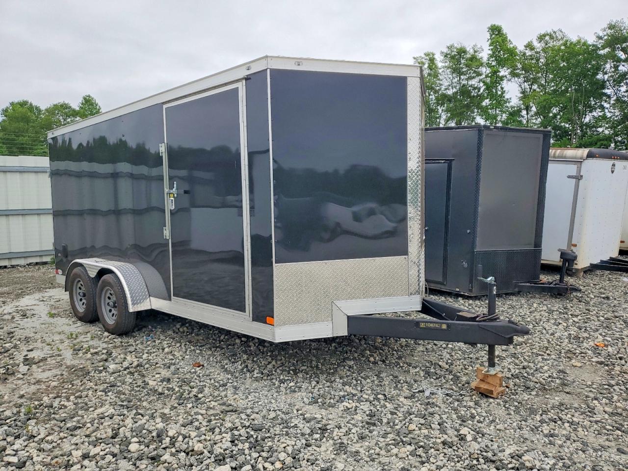 Salvage Covered Wagon Enclosed C Image