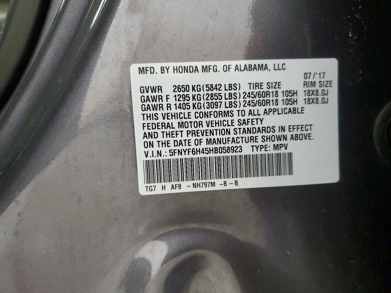 Honda Pilot Ex