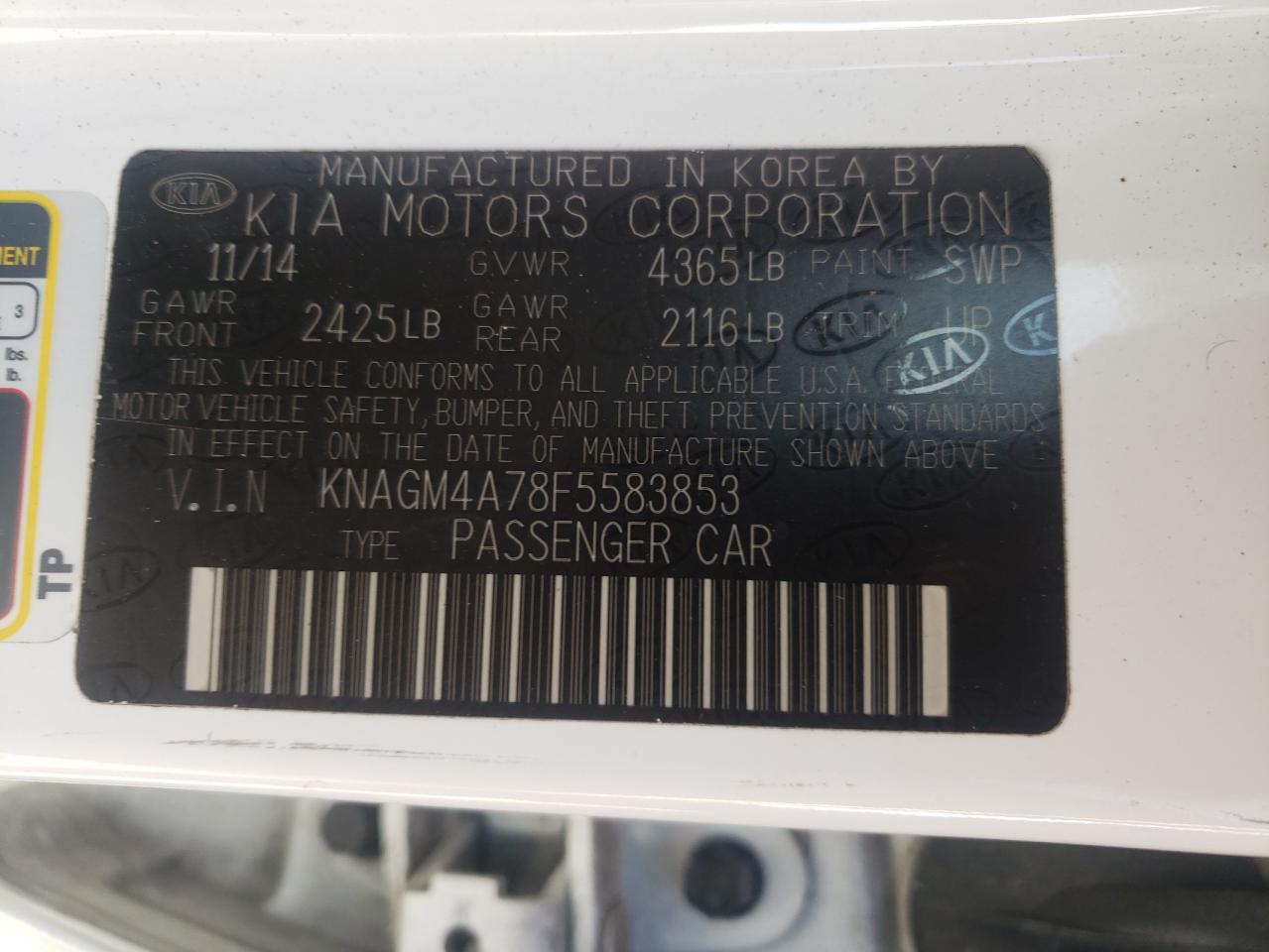 Kia Optima Lx