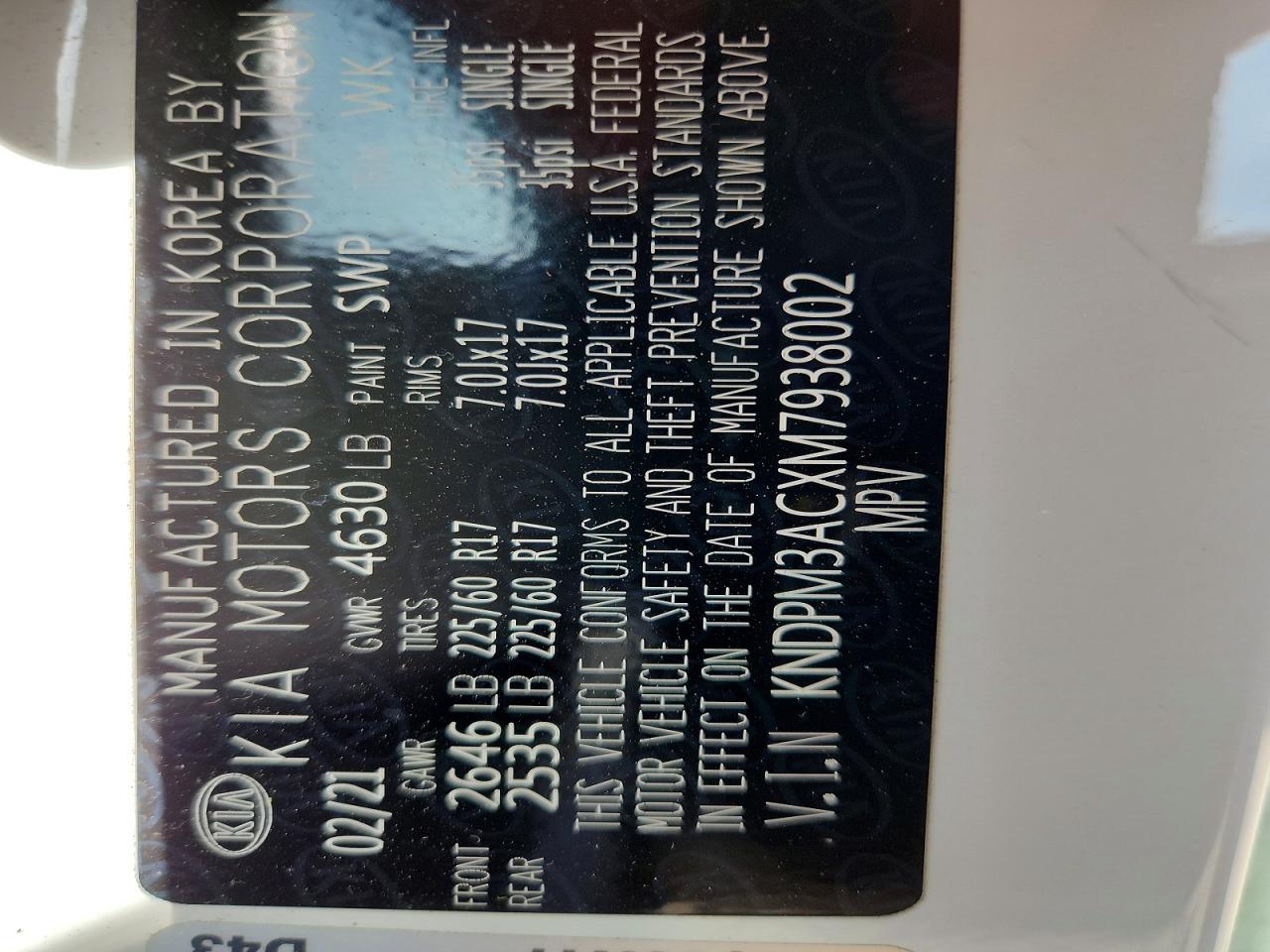 Kia Sportage Lx