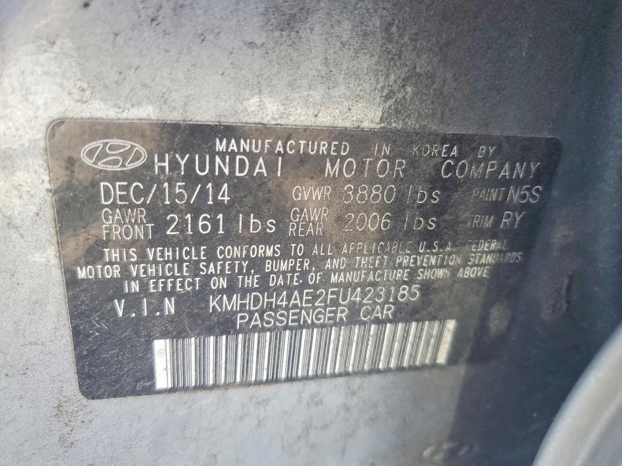 Hyundai ELANTRA Se