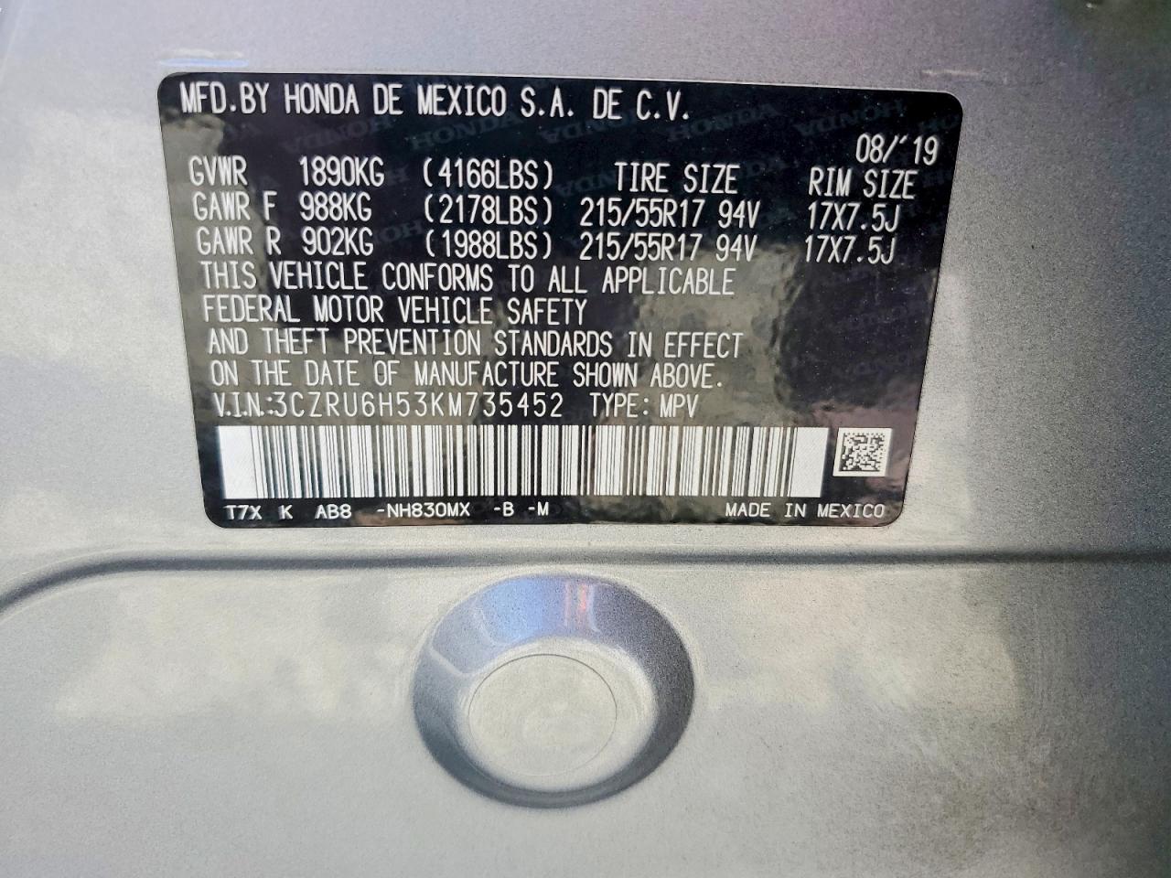 Honda HR-V Ex