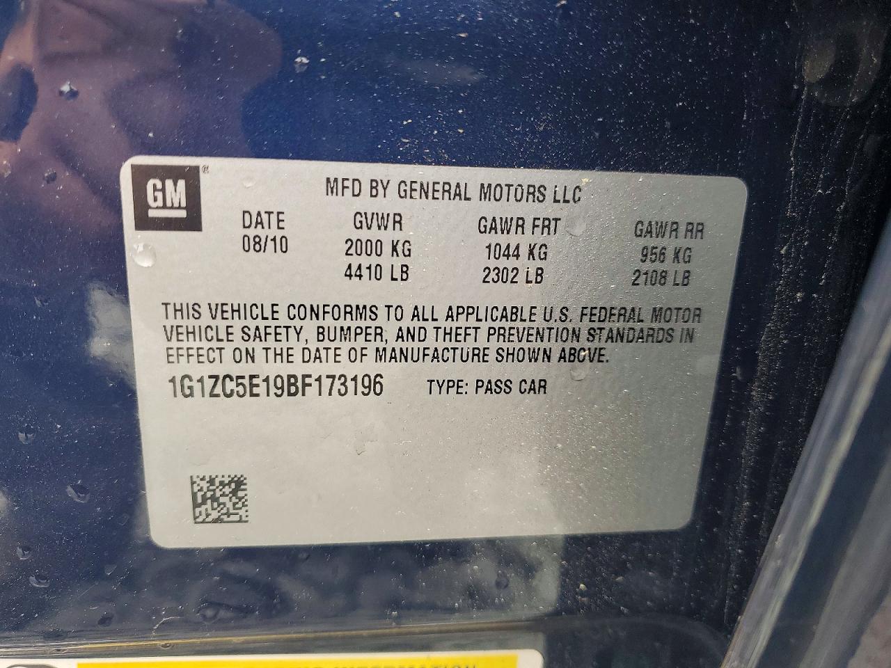Chevrolet Malibu 1lt