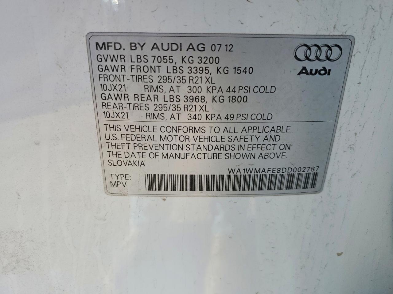 Audi Q7 Prestige