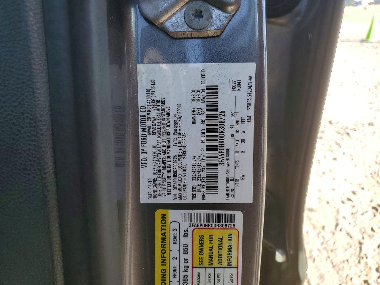 Ford Fusion Se