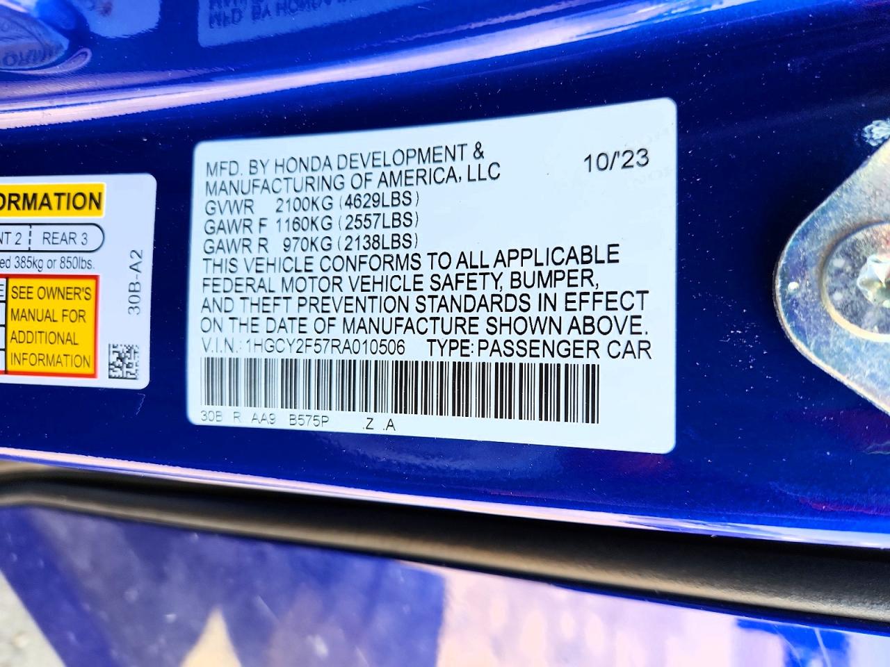 Honda Accord Hybrid Sport