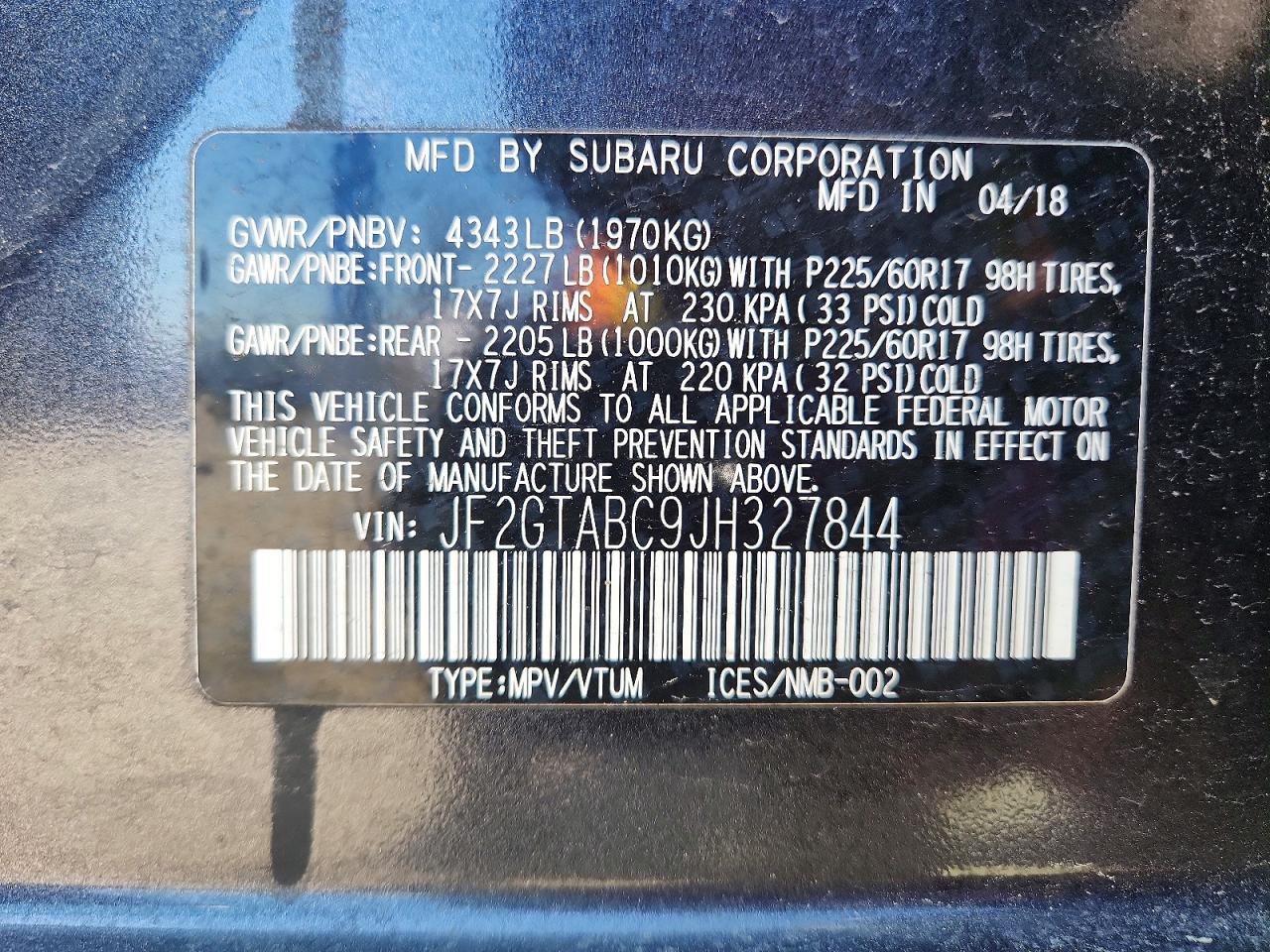 Subaru Crosstrek Premium