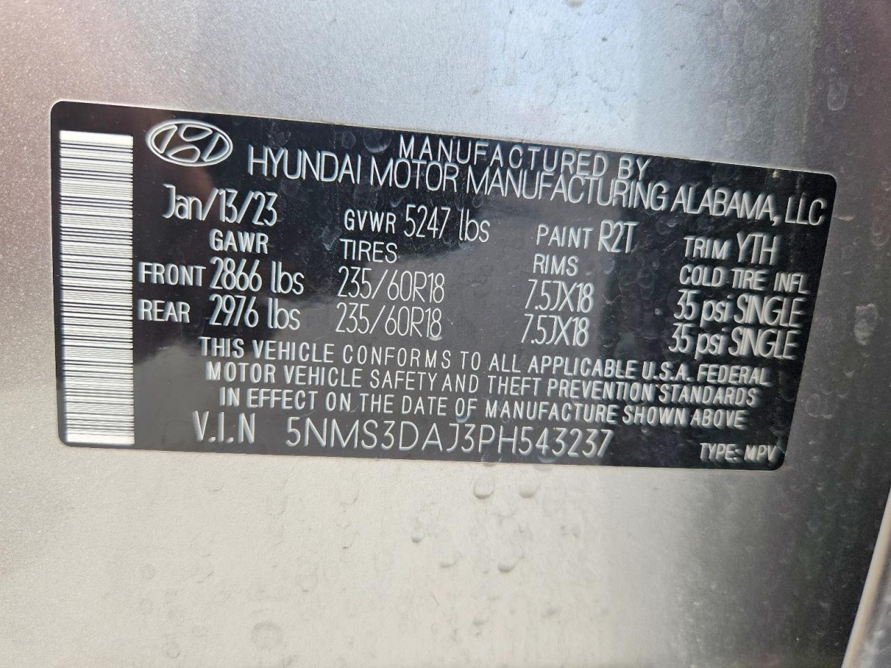 Hyundai SANTA FE Sel