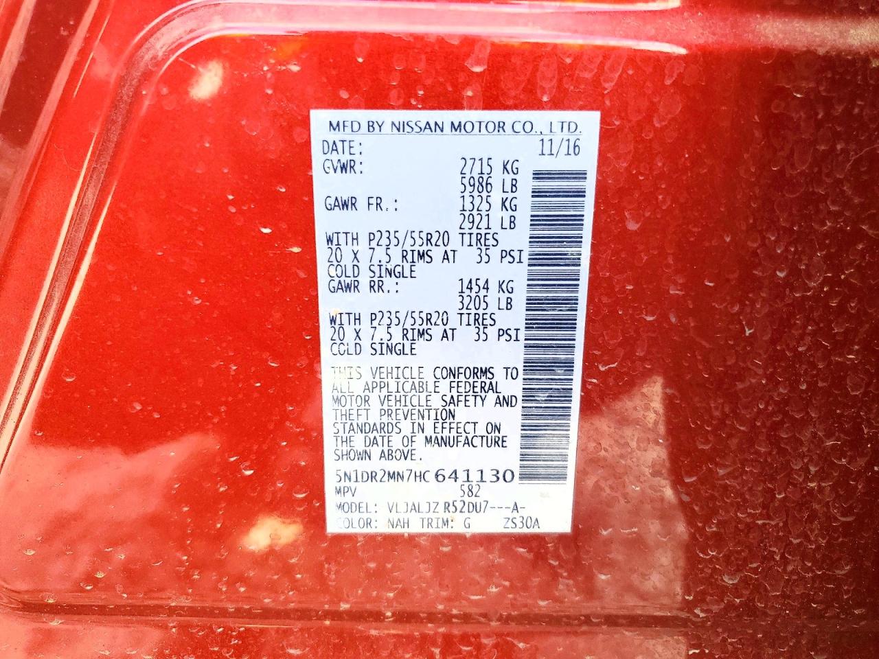 Nissan Pathfinder Platinum