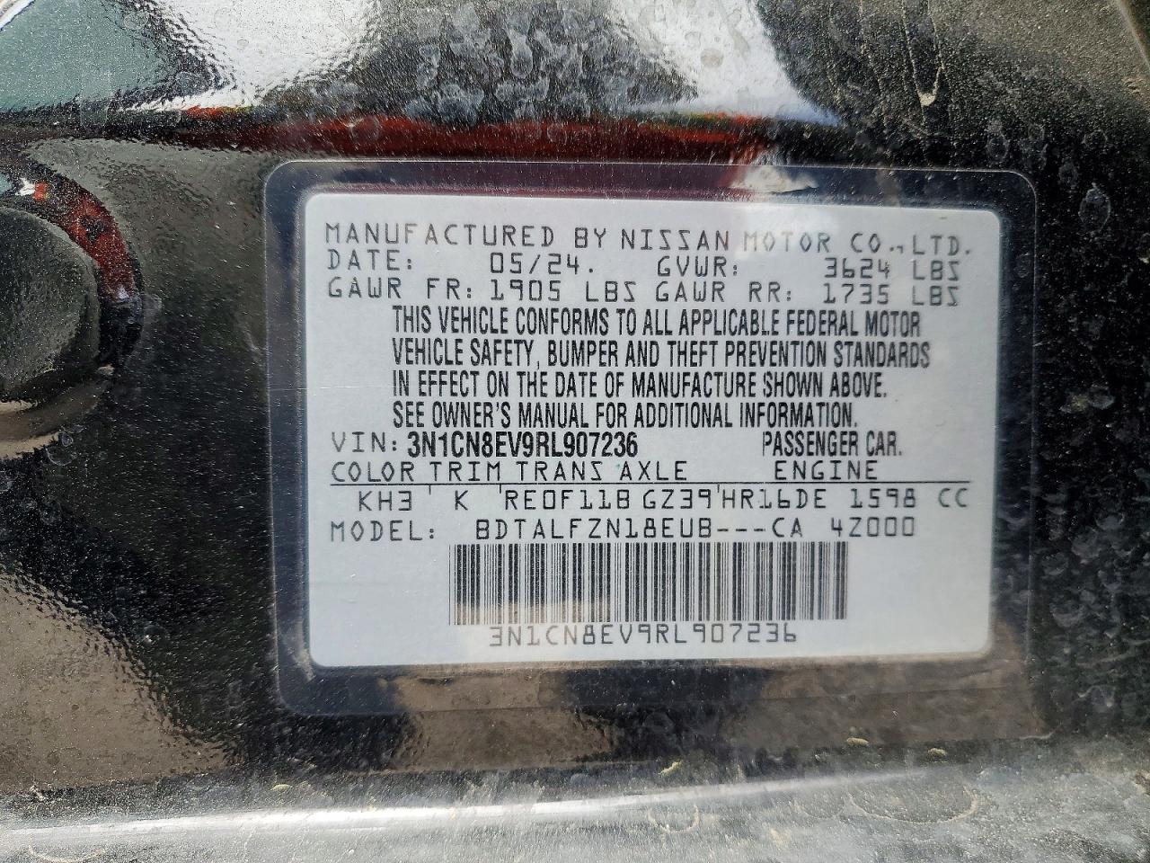Nissan Versa Sv