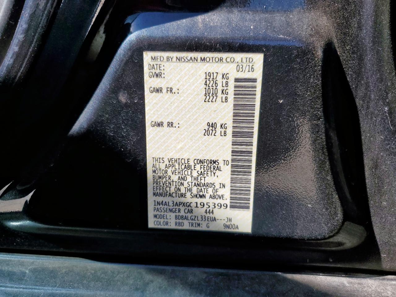 Nissan Altima 2.5 S
