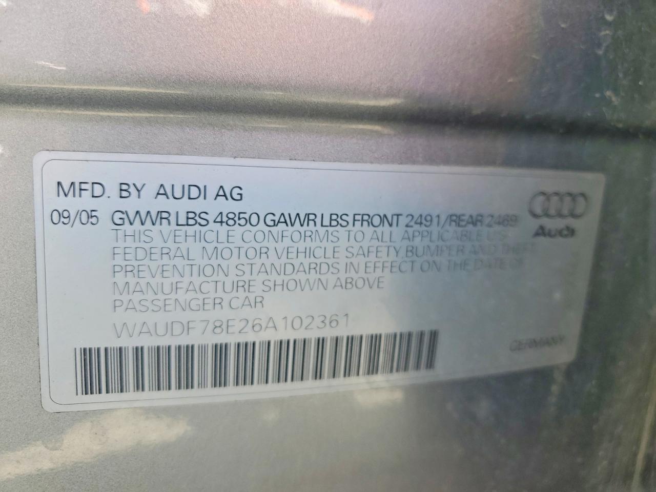 Audi A4 2.0t Quattro