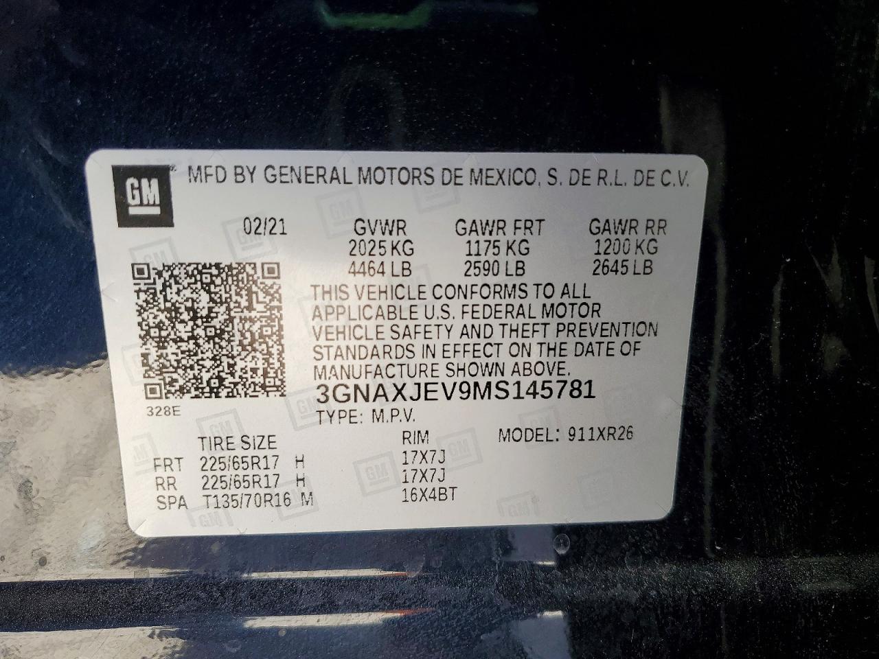 Chevrolet Equinox Lt