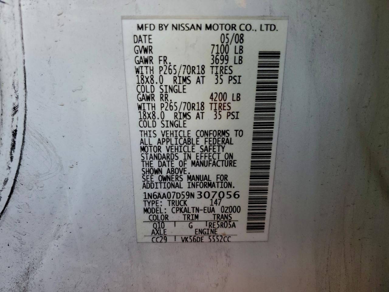 Nissan Titan Xe