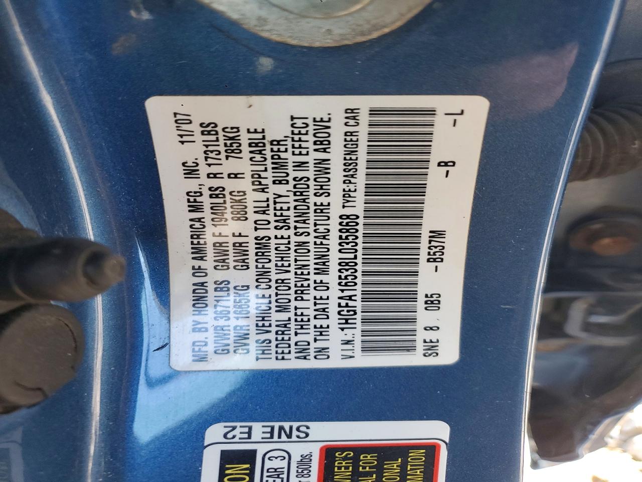 Honda Civic Lx