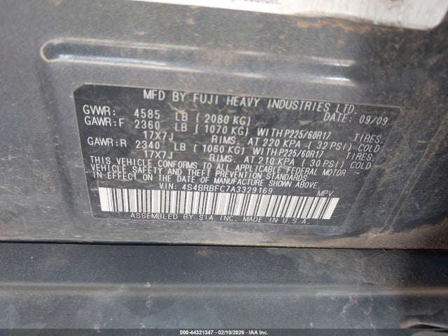 Subaru Outback 2.5i Premium