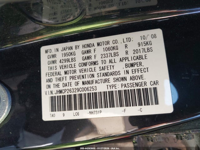Honda Accord 2.4 Lx
