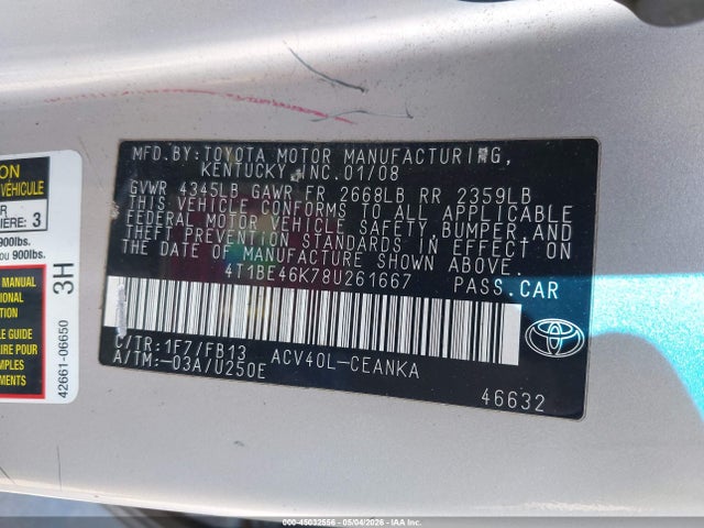 Toyota Camry Le