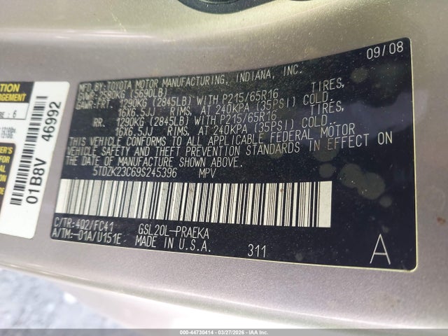 Toyota Sienna Le