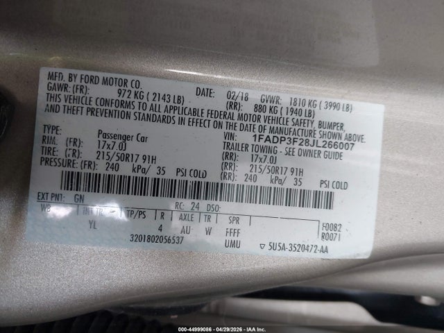 Ford Focus Se