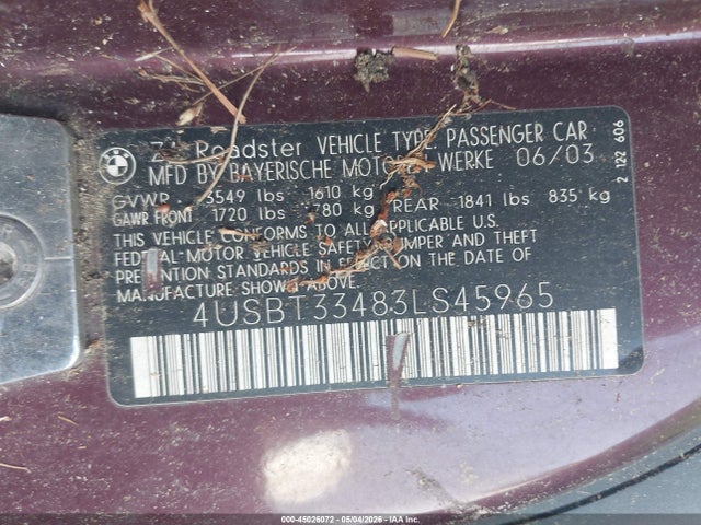 BMW Z Series 2.5i