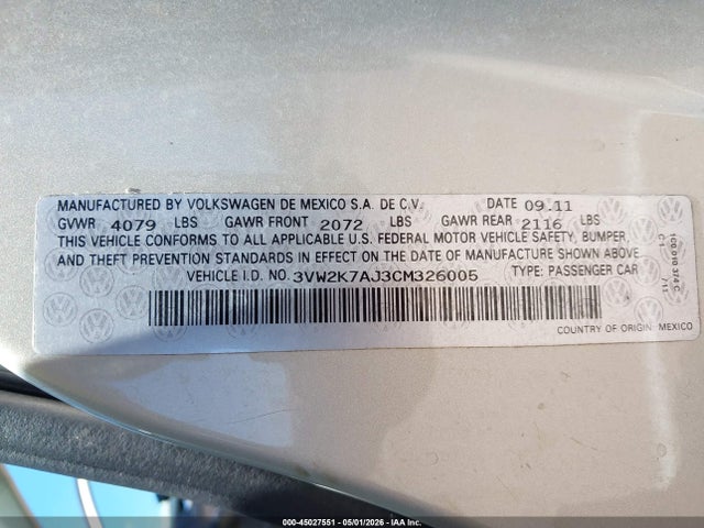 Volkswagen Jetta 2.0l S