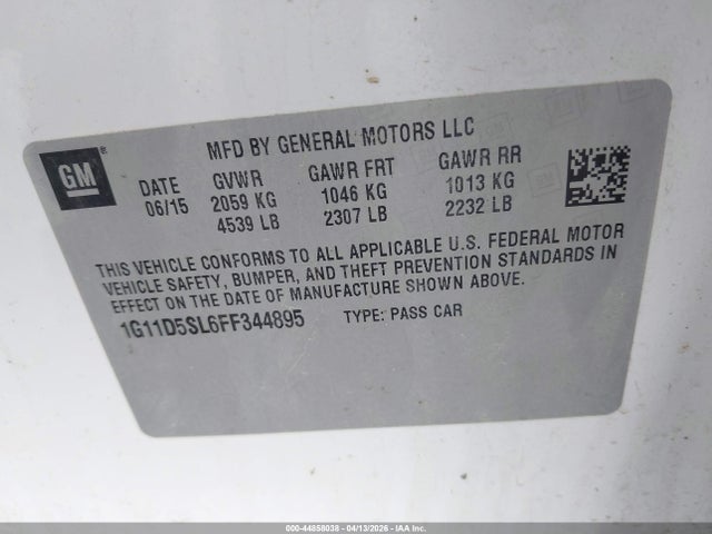 Chevrolet Malibu 2lt