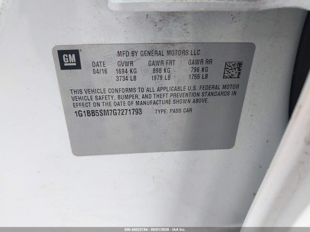 Chevrolet Cruze Ls Manual