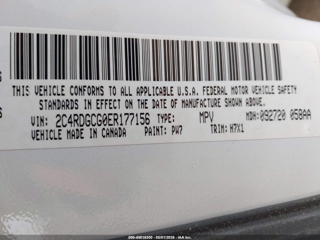 Dodge Grand Caravan Sxt