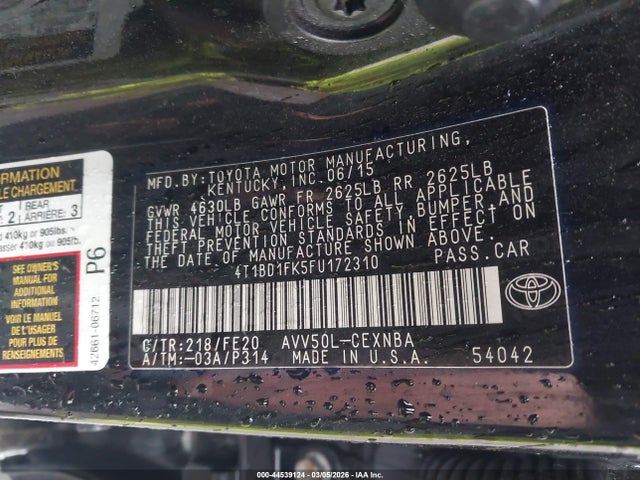 Toyota Camry Le