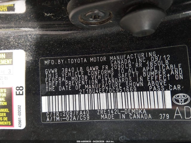 Toyota Corolla L