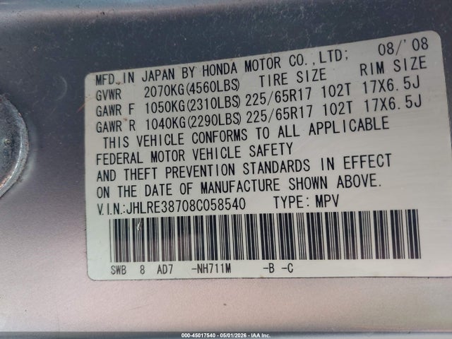 Honda CR-V Ex-l