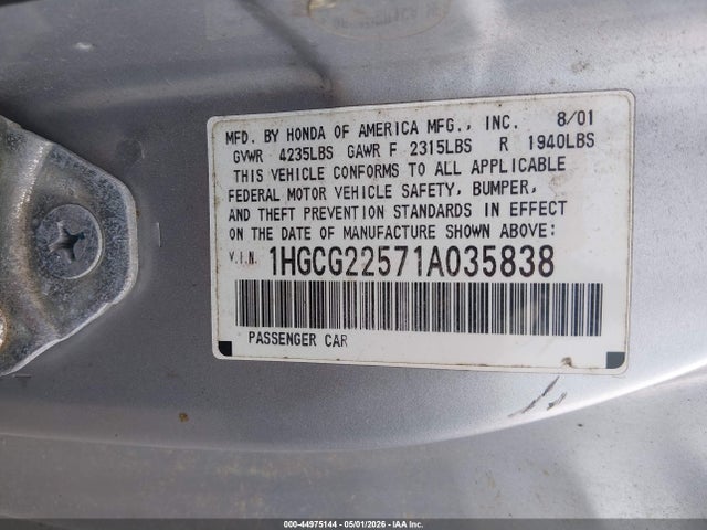 Honda Accord 3.0 Ex