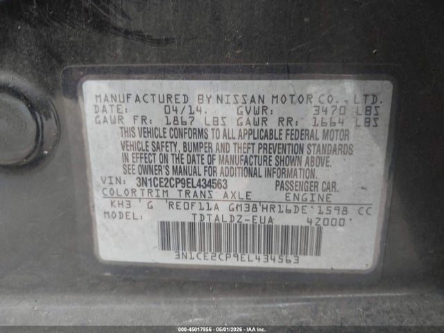Nissan Versa Sv