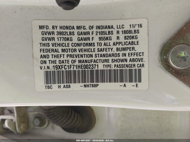 Honda Civic Ex-l