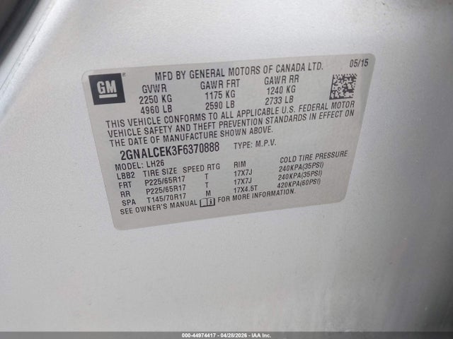 Chevrolet Equinox 2lt