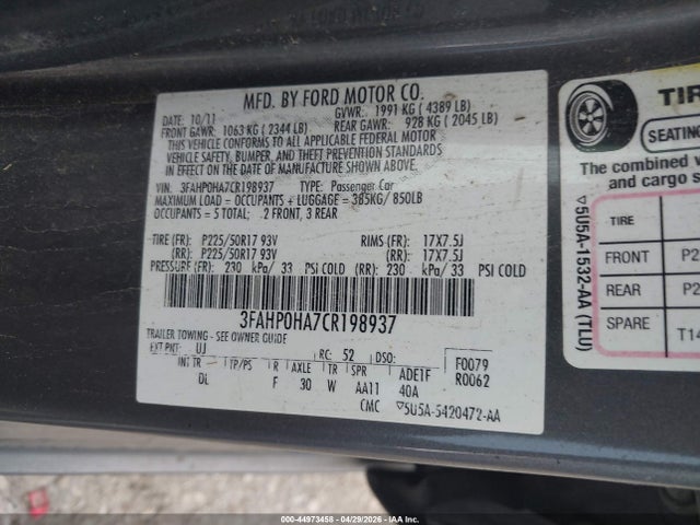 Ford Fusion Se