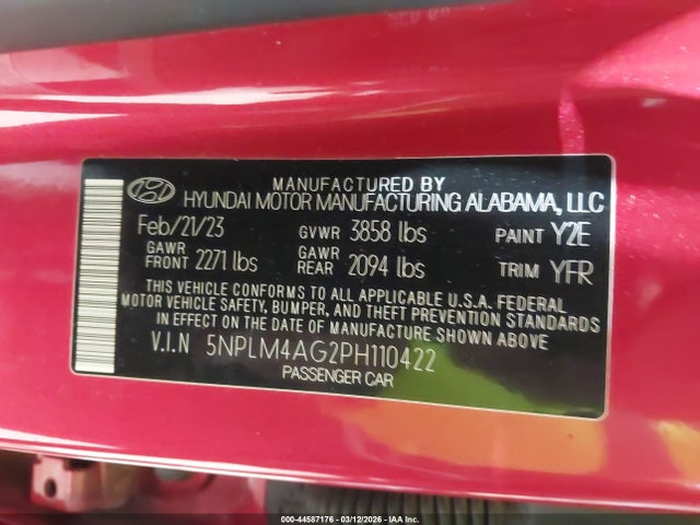 Hyundai ELANTRA Sel