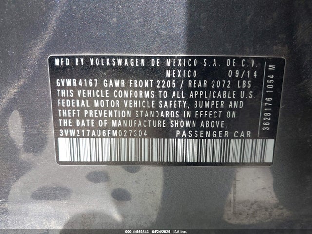 Volkswagen Golf Tsi S 4-door