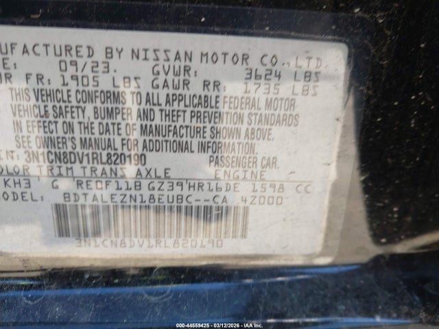 Nissan Versa 1.6 S