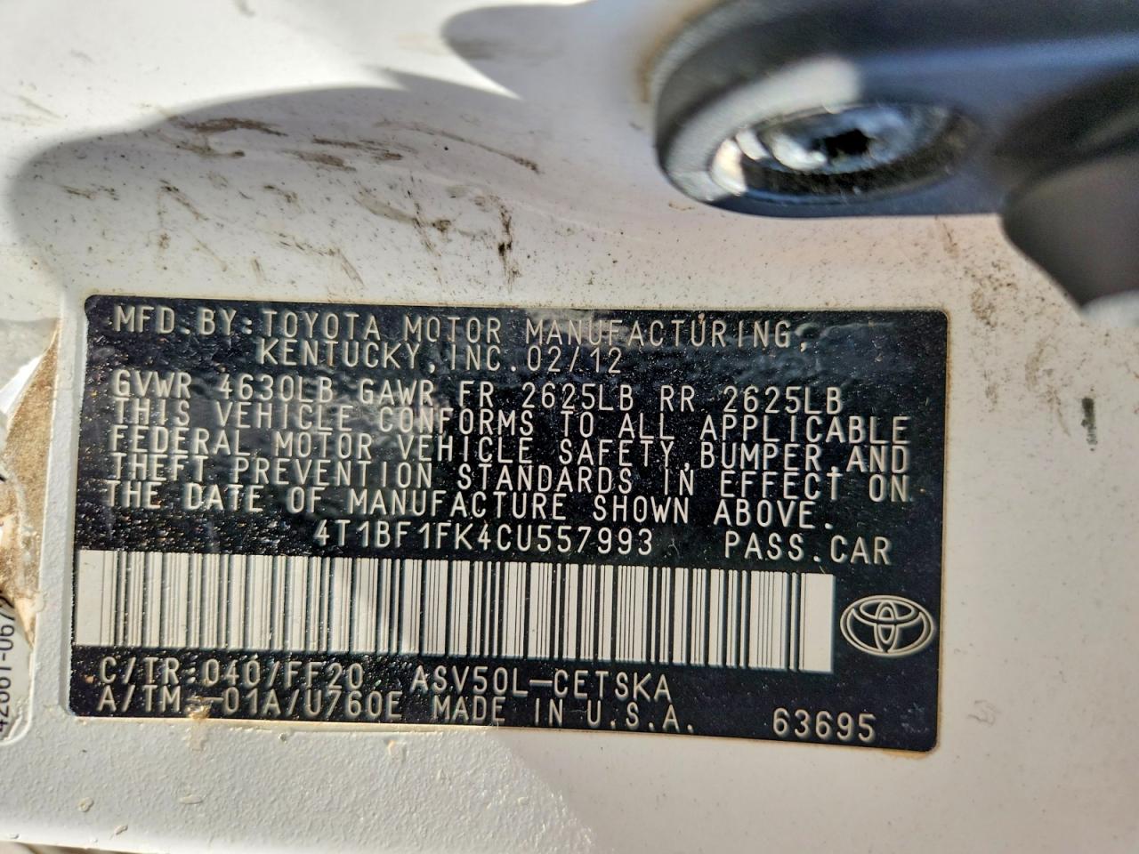 Toyota Camry Se