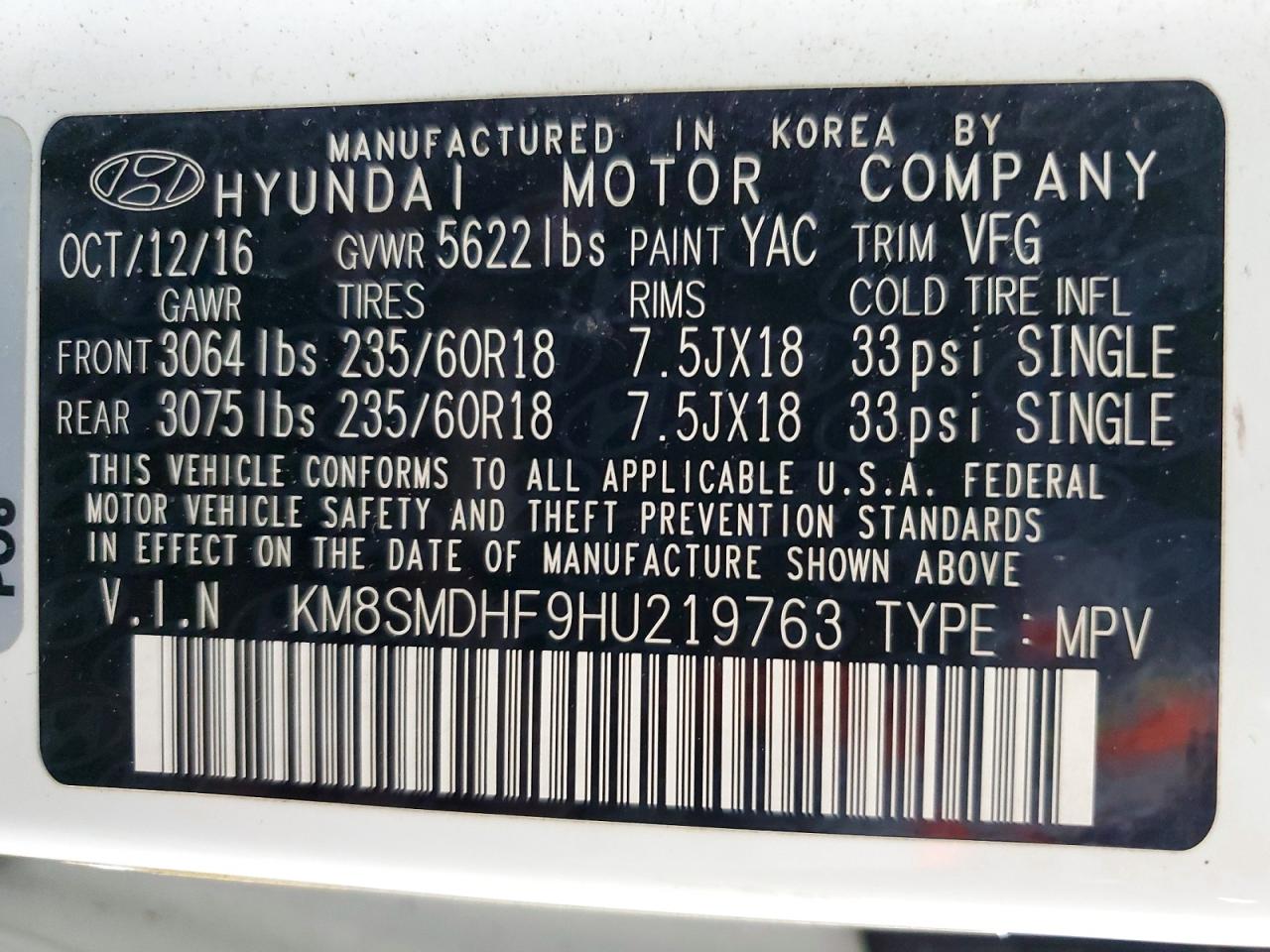 Hyundai SANTA FE Se