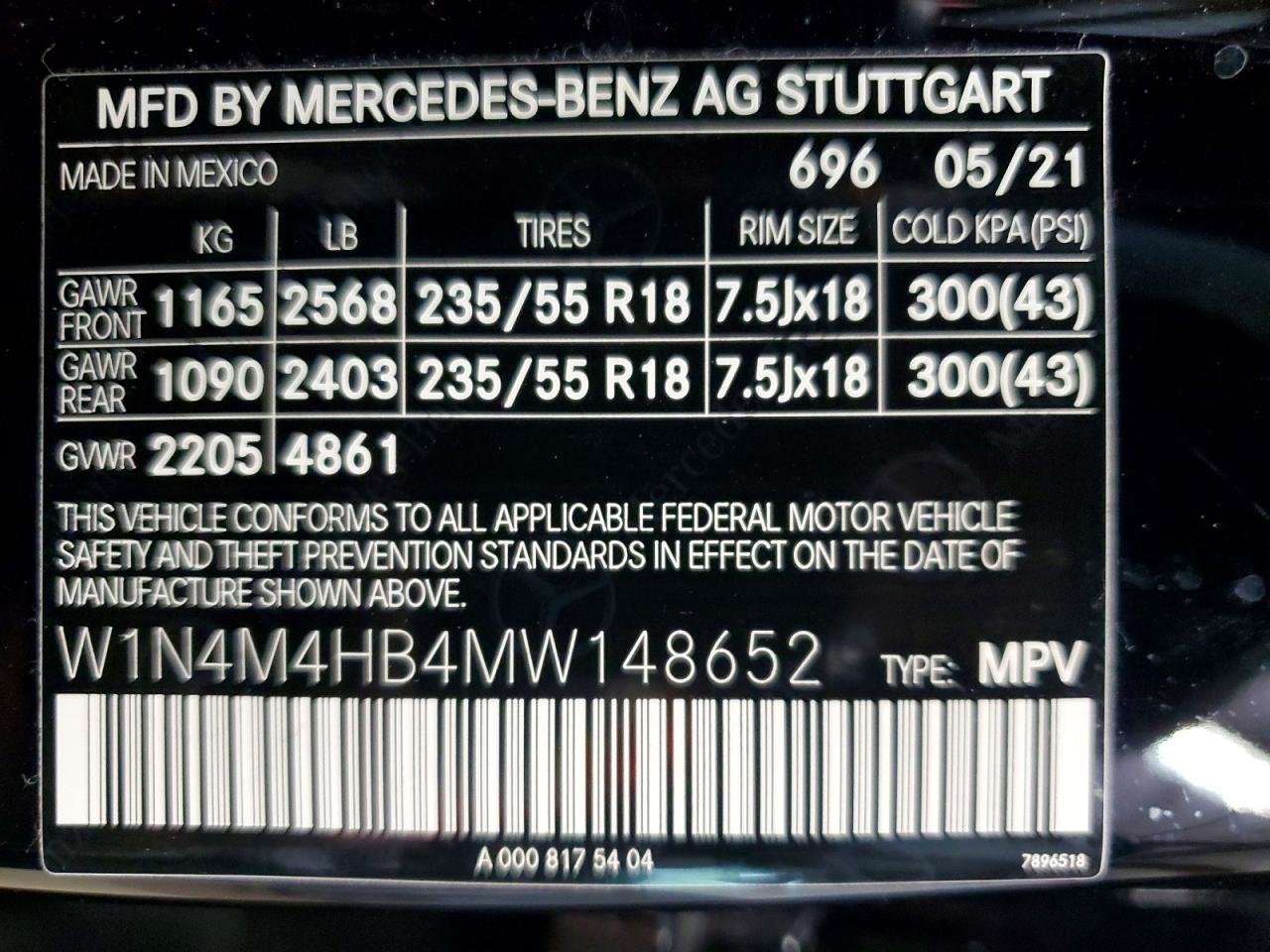 Mercedes-Benz GLB 250 4matic