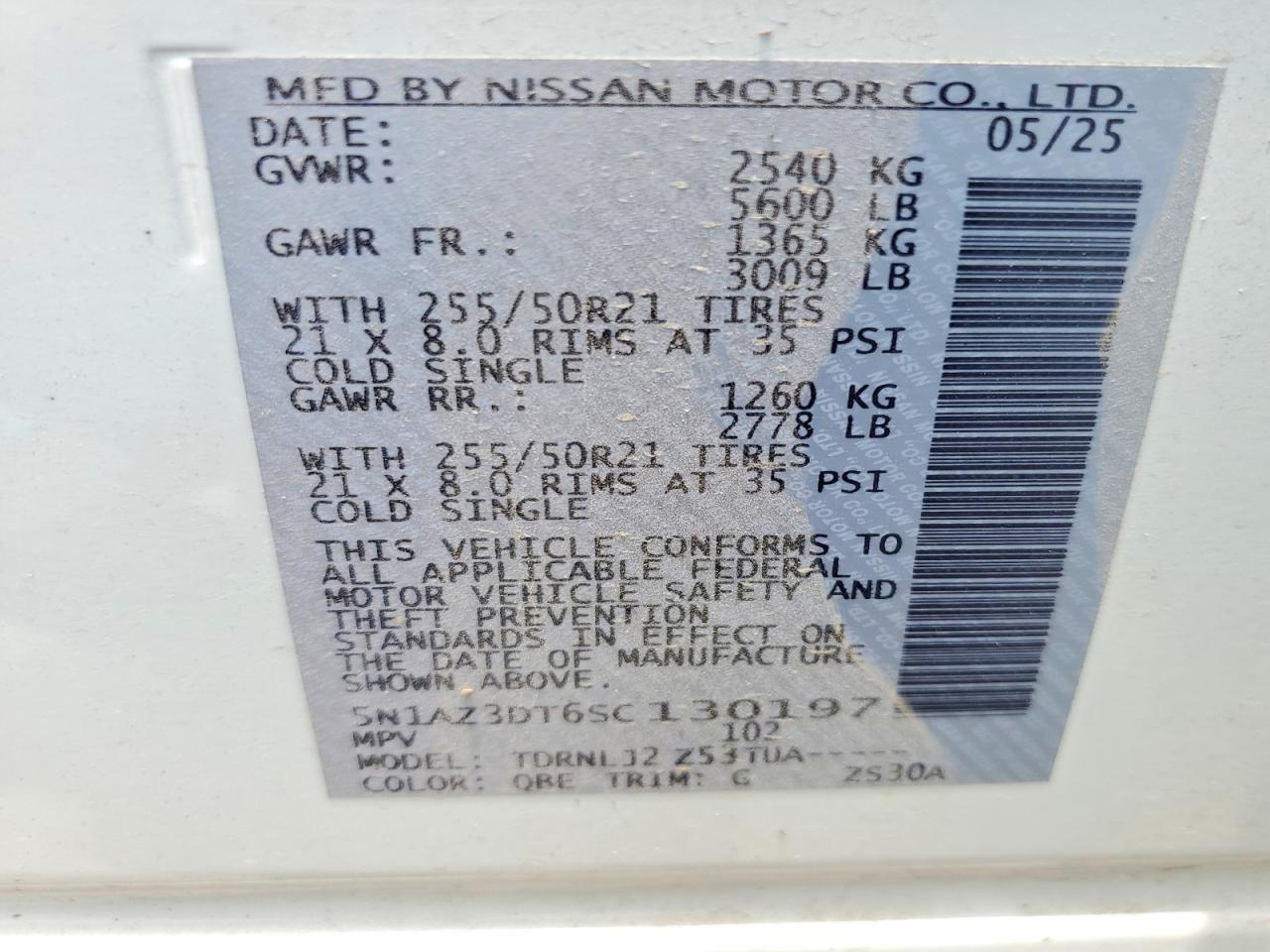 Nissan Murano Platinum