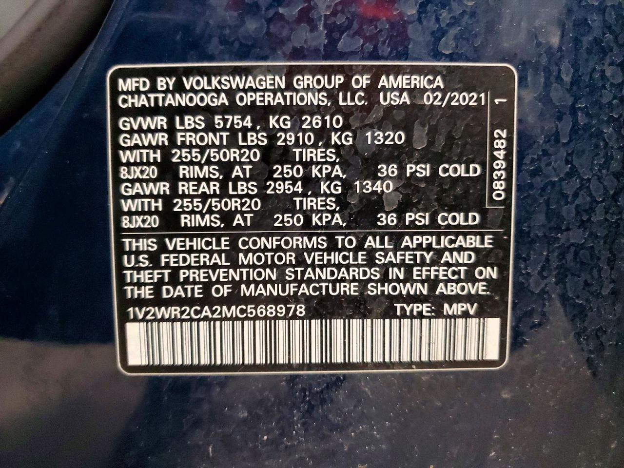 Volkswagen Atlas Se